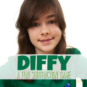 Diffy is a fun subtraction game that will get your students thinking about subtraction strategies. You can play it with whole numbers, integers, fractions, and more!