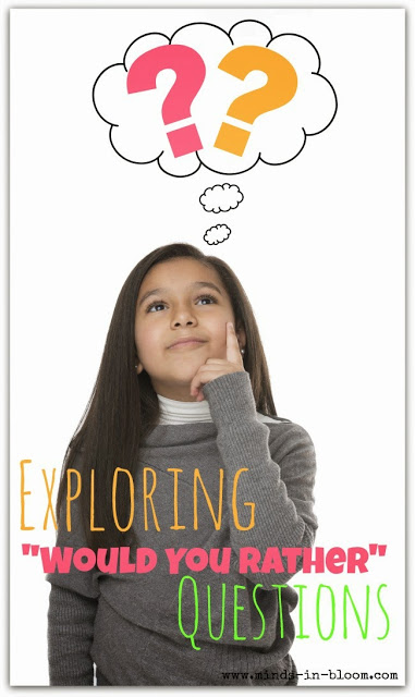 How do you generate discussion in your classroom? The same old techniques? I suggest switching things up with "would you rather" questions! These provide excellent opportunities for creative and critical thinking, and they encourage lively discussion and sometimes even debate. This post explores "would you rather" questions, how you can use them, and why you should consider using them. Click through to read more! How do you generate discussion in your classroom? The same old techniques? I suggest switching things up with "would you rather" questions! These provide excellent opportunities for creative and critical thinking, and they encourage lively discussion and sometimes even debate. This post explores "would you rather" questions, how you can use them, and why you should consider using them. Click through to read more!