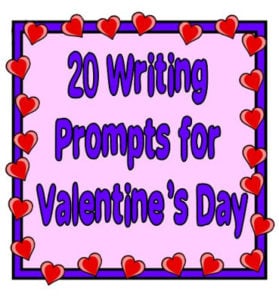 Use this list of 20 Valentine's Day writing prompts to bring writing into your class this holiday. Your students will feel--and express!--the love.