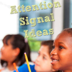 We all know how important it is to have an attention signal--or a variety of attention signals--in the classroom. Check out these attention signal ideas that teachers shared on the Minds in Bloom Facebook page!