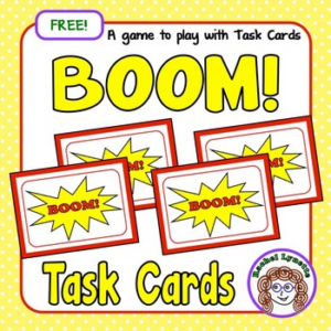 Add this BOOM! game to your task card routine, and your students will love it! It's a fun way to mix up centers, review, and general instruction.