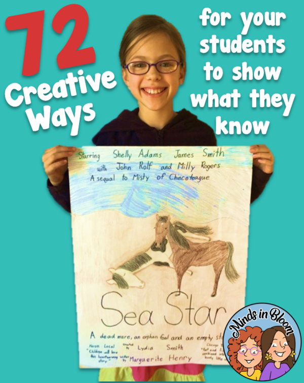 72 Creative Ways for Students to Show What They Know Minds in Bloom