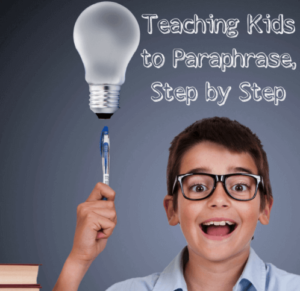 Teaching kids to paraphrase is often just as challenging as paraphrasing is on its own. Rachel Lynette shares some of her top tips for teaching students how to paraphrase, step by step, in this blog post. You can also learn more about two sets of paraphrasing task cards that are available in her Teachers Pay Teachers store!