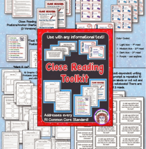 Close reading is an instructional technique that captured my attention, despite my reputation for my task cards. I share my process for creating my new close reading passages in this post, and I give all of the inside scoop on my new Close Reading Toolkit and what it includes. Read this post to grab a link to a freebie, in case you like to try it before you buy it!