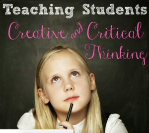 It might seem impossible to add one more thing to your teaching agenda, but have you taught your students creative and critical thinking? Read this post for inspiration on how to teach these skills--and for insight on how these two types of thinking are different.
