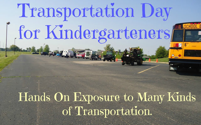 Transportation Day For Kindergarteners Minds In Bloom