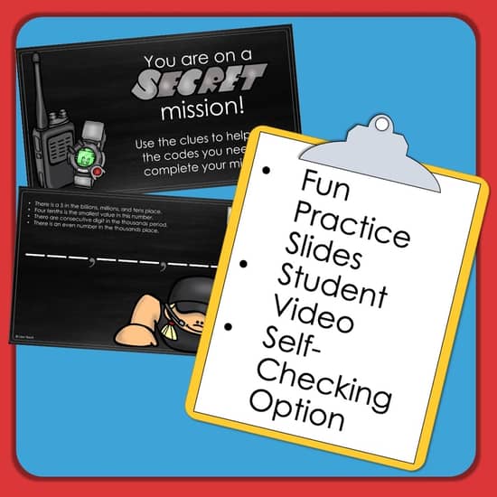 Mystery Number Place Value Activity Engaging Mystery Number Place Value Activity | Self-Checking Tools | 4th & 5th Grade