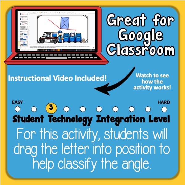 Classifying Angles (Acute, Obtuse, & Right) Students Classify Angles without a Protractor