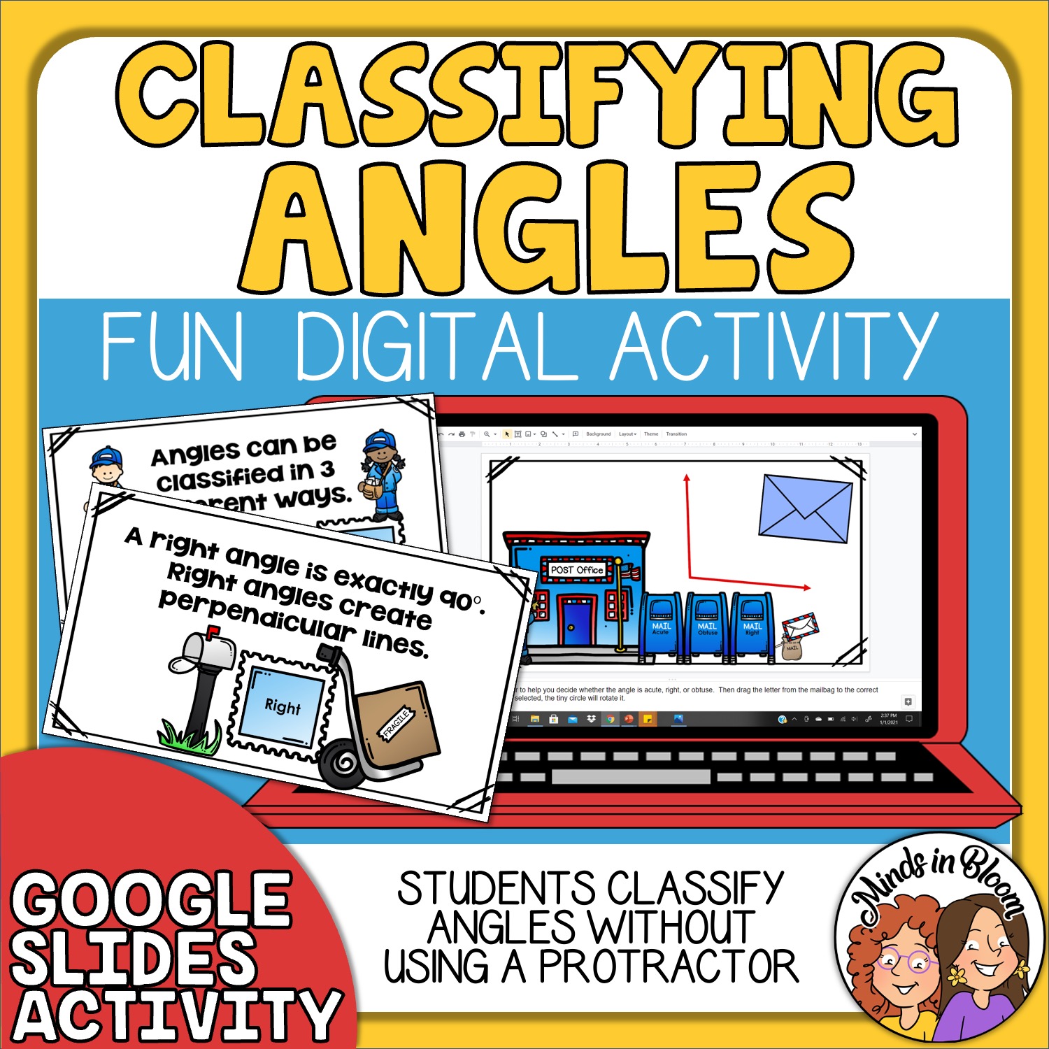 Classifying Angles (Acute, Obtuse, & Right) Students Classify Angles