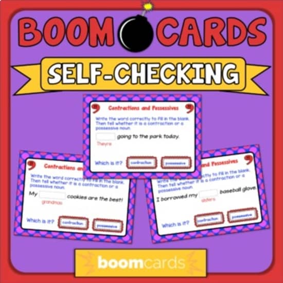 Punctuation Mastery | Boom Cards Learning Contractions & Possessives Punctuation Mastery | Boom Cards Learning Contractions & Possessives | Digital Format