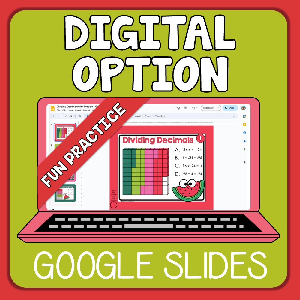 Dividing Decimals With Modeling Task Cards Multiple Choice Engaging Dividing Decimals With Modeling Task Cards Multiple Choice Engaging